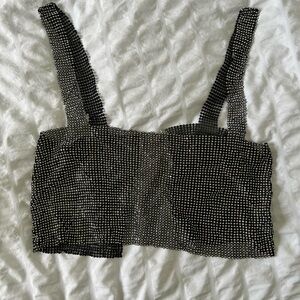Bejeweled Crop Top